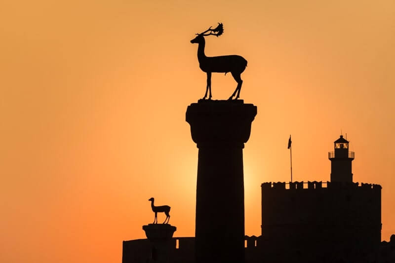 Rodos adasından bir görünüm